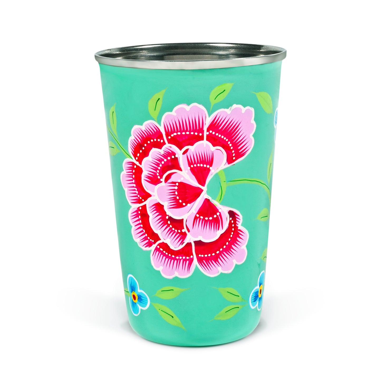 Mint FloralTumbler