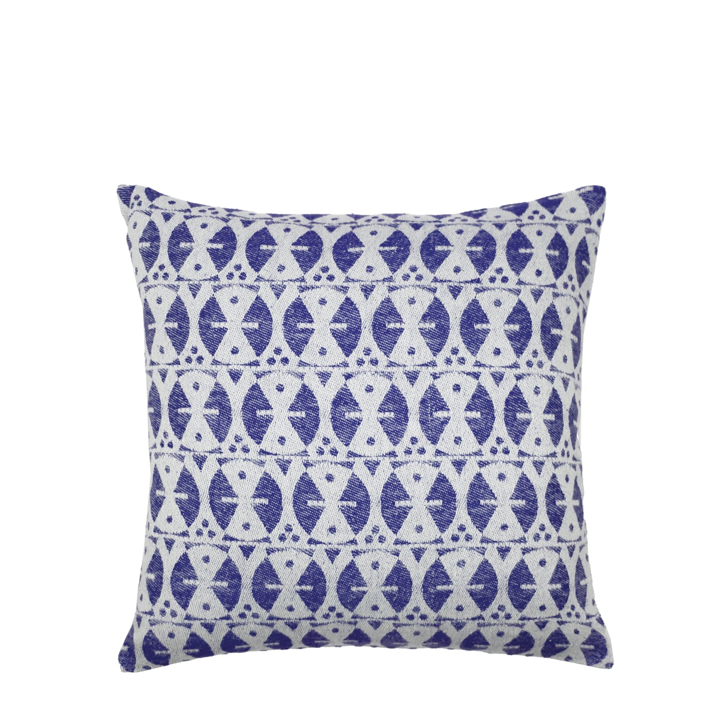 Navy Adinkra Cushion Cover