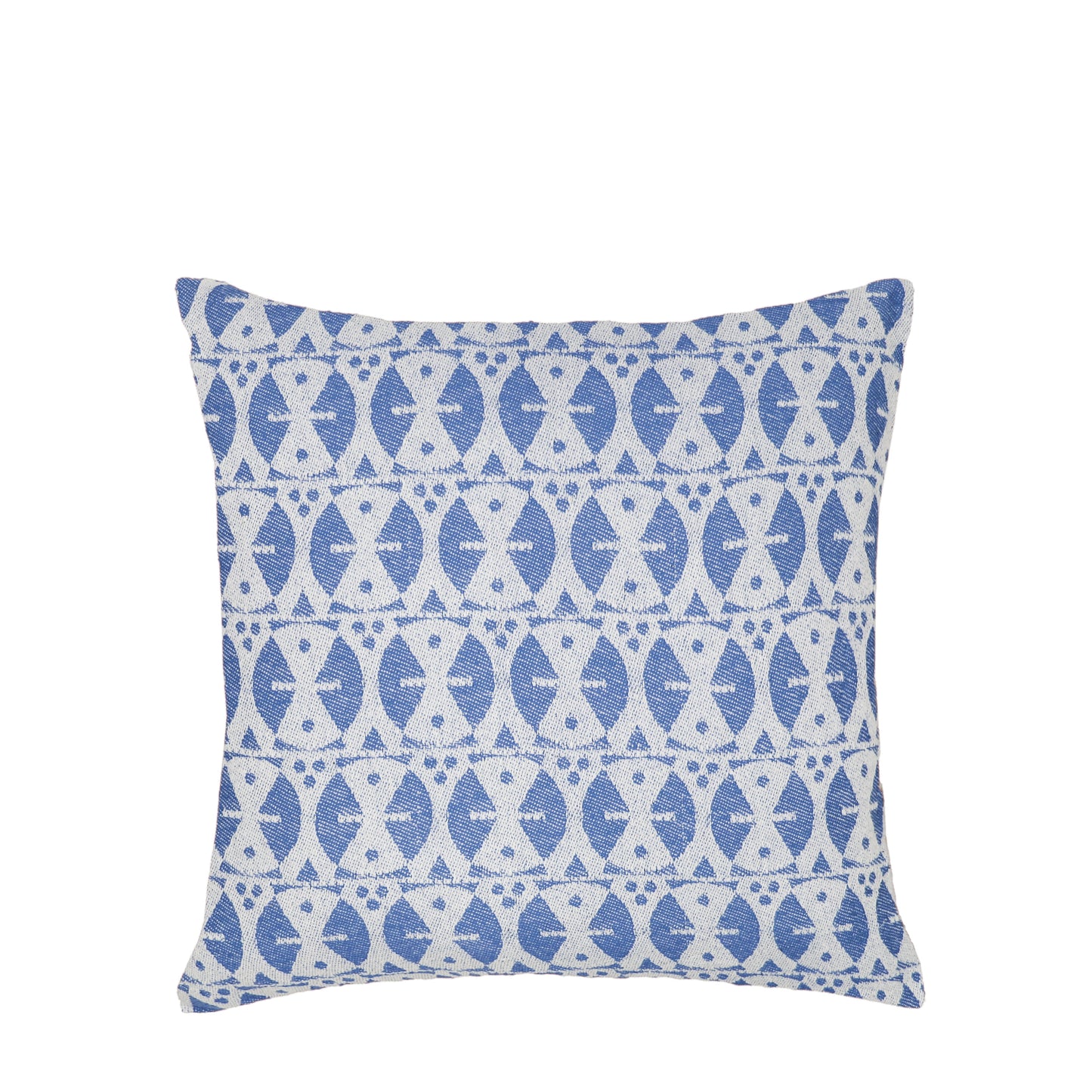 Blue 'Adinkra' Cushion Cover
