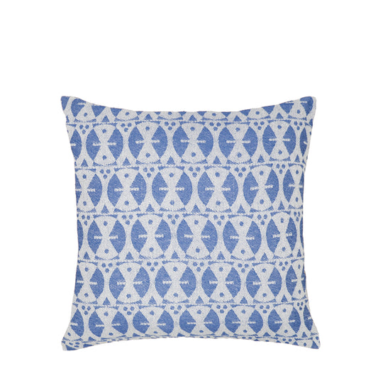Blue 'Adinkra' Cushion Cover