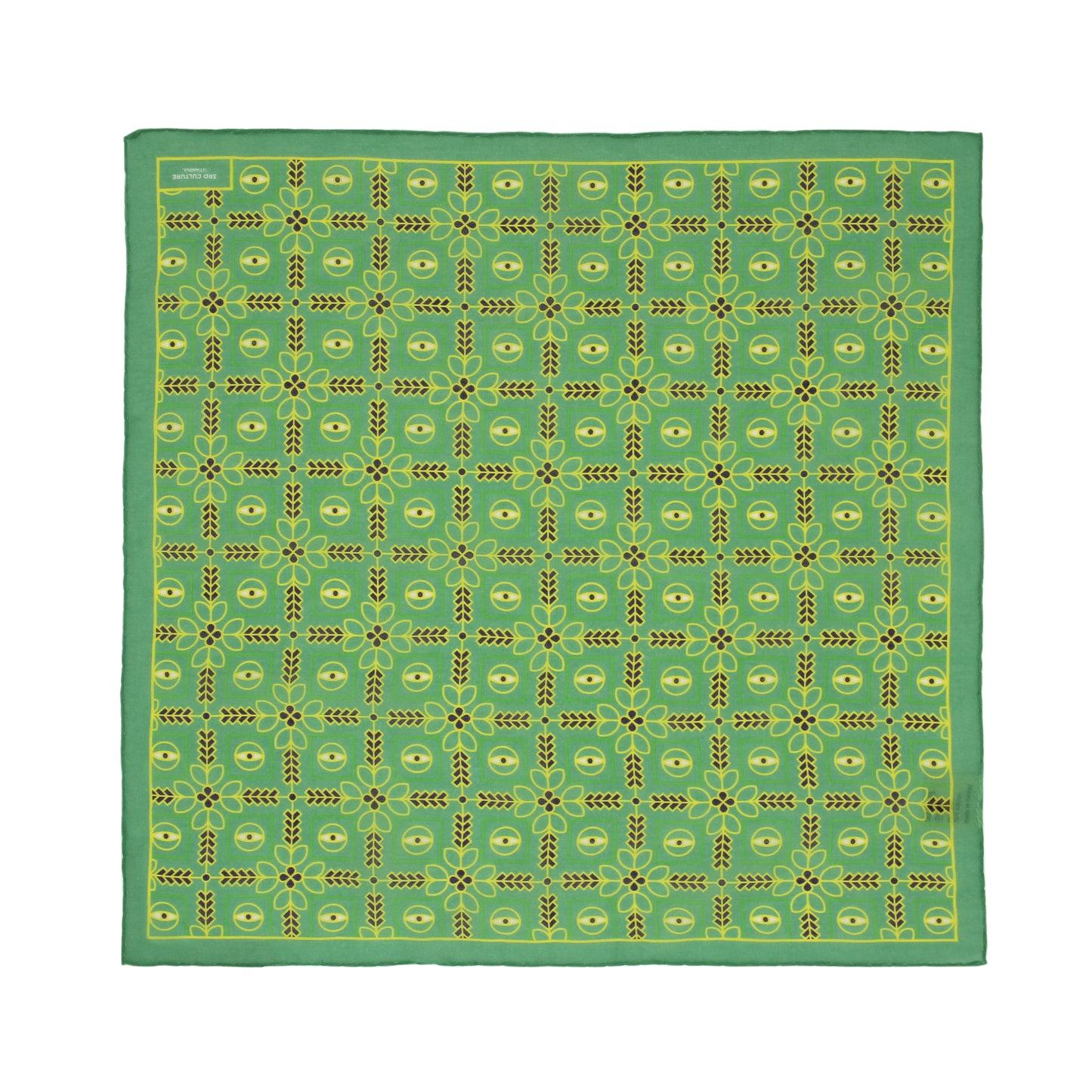 Green 'Eye' Pocket Square