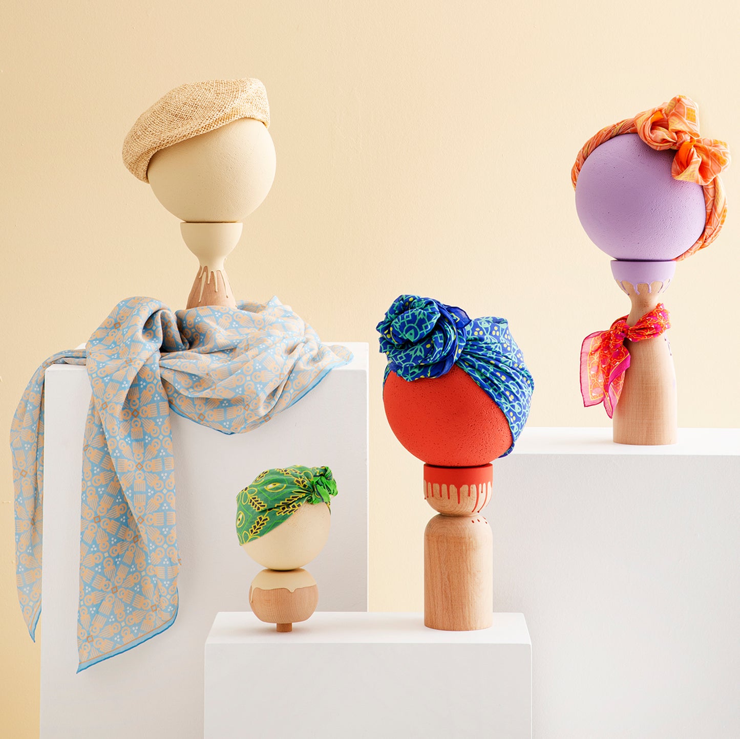 Green 'Eye' Pocket Square