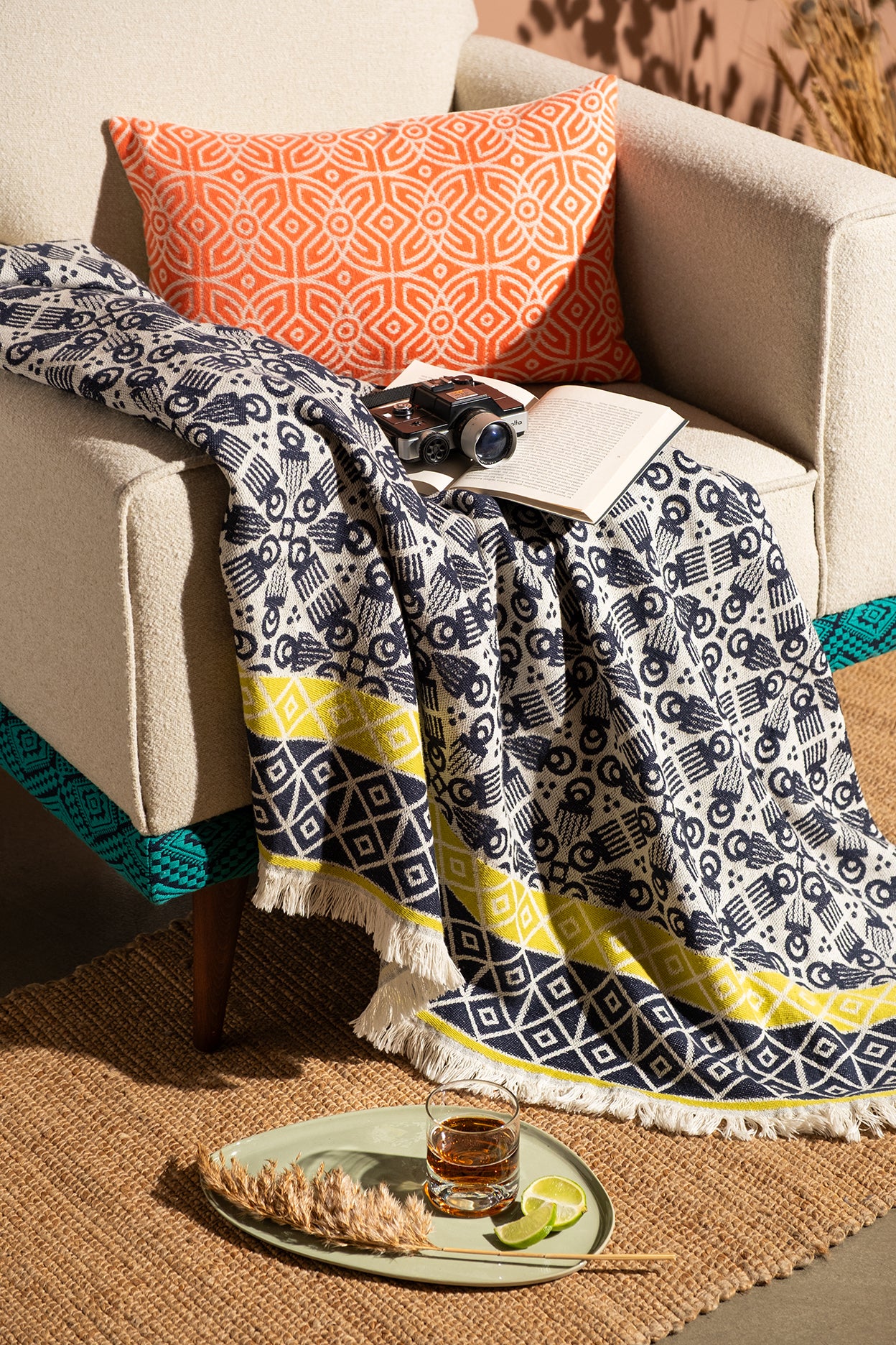 Coral 'Fawohodie' Cushion Cover