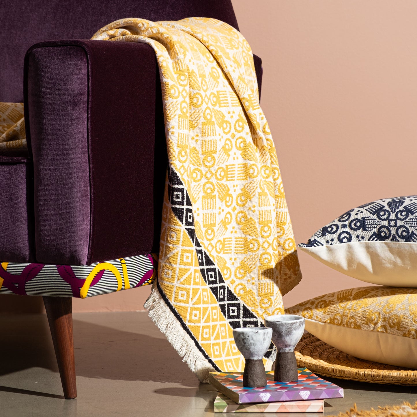 Mustard 'Duafe' Blanket
