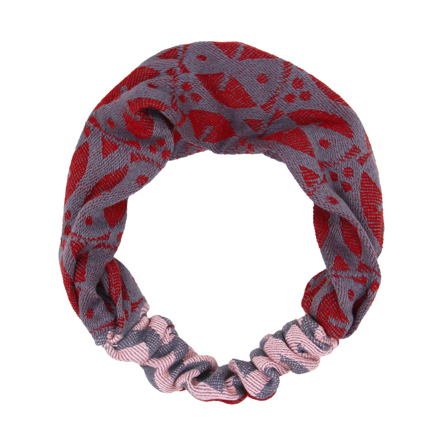 Red 'Adinkra' Headband