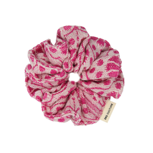 Pink 'Jaipur' Scrunchie