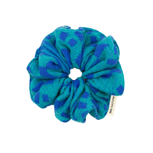 Teal 'Paro' Scrunchie