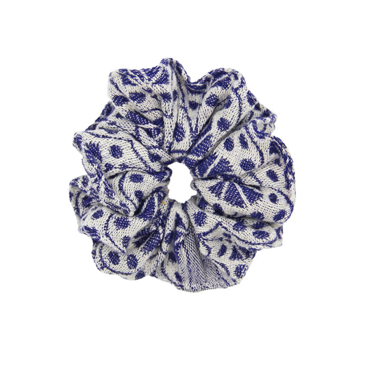 Navy 'Jaipur' Scrunchie