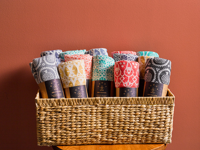 Mustard 'Adinkra' Peshtemal