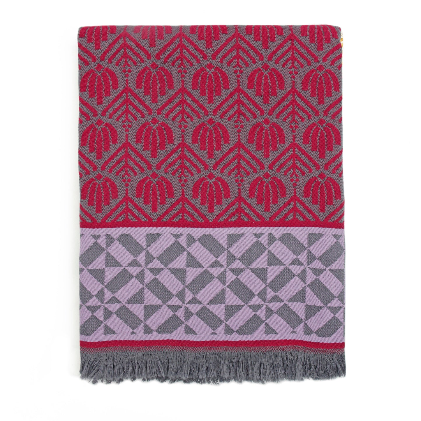 Red 'Chichen Itza' Summer Throw