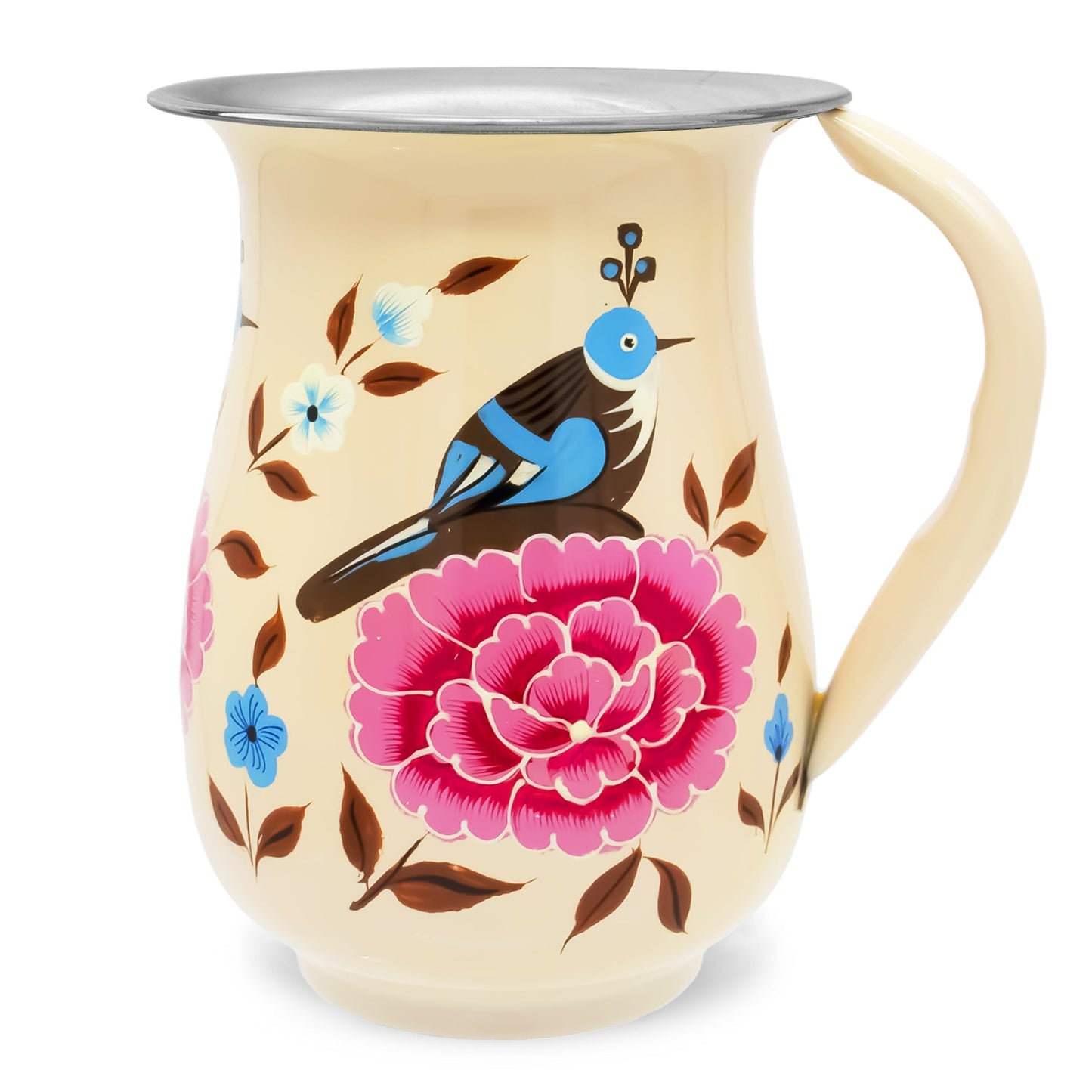 Beige Bird Jug