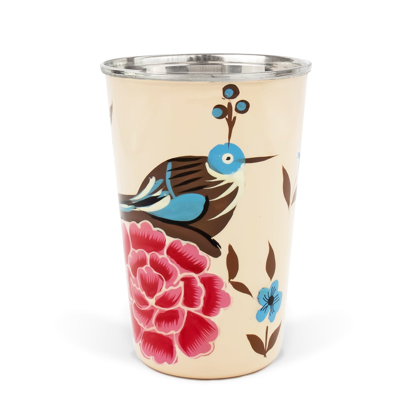 Beige Bird Tumbler