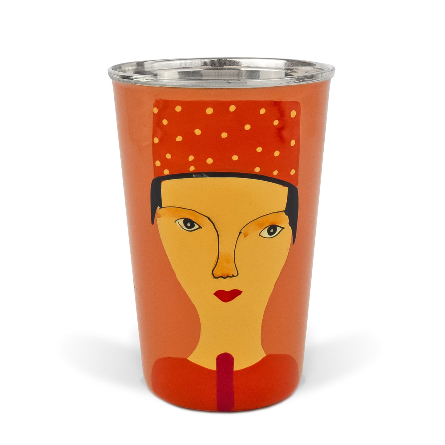 Orange Portrait Tumbler