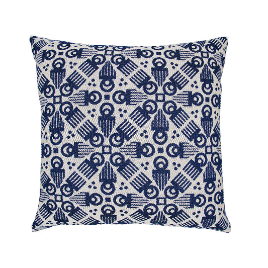 Navy 'Duafe' Cushion Cover