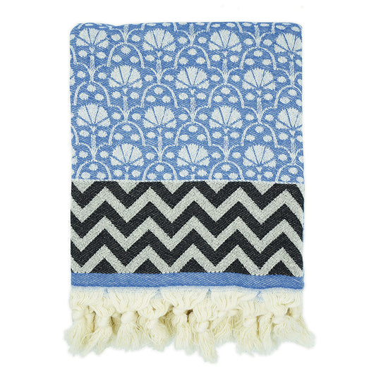 Blue 'Jaipur' Peshtemal