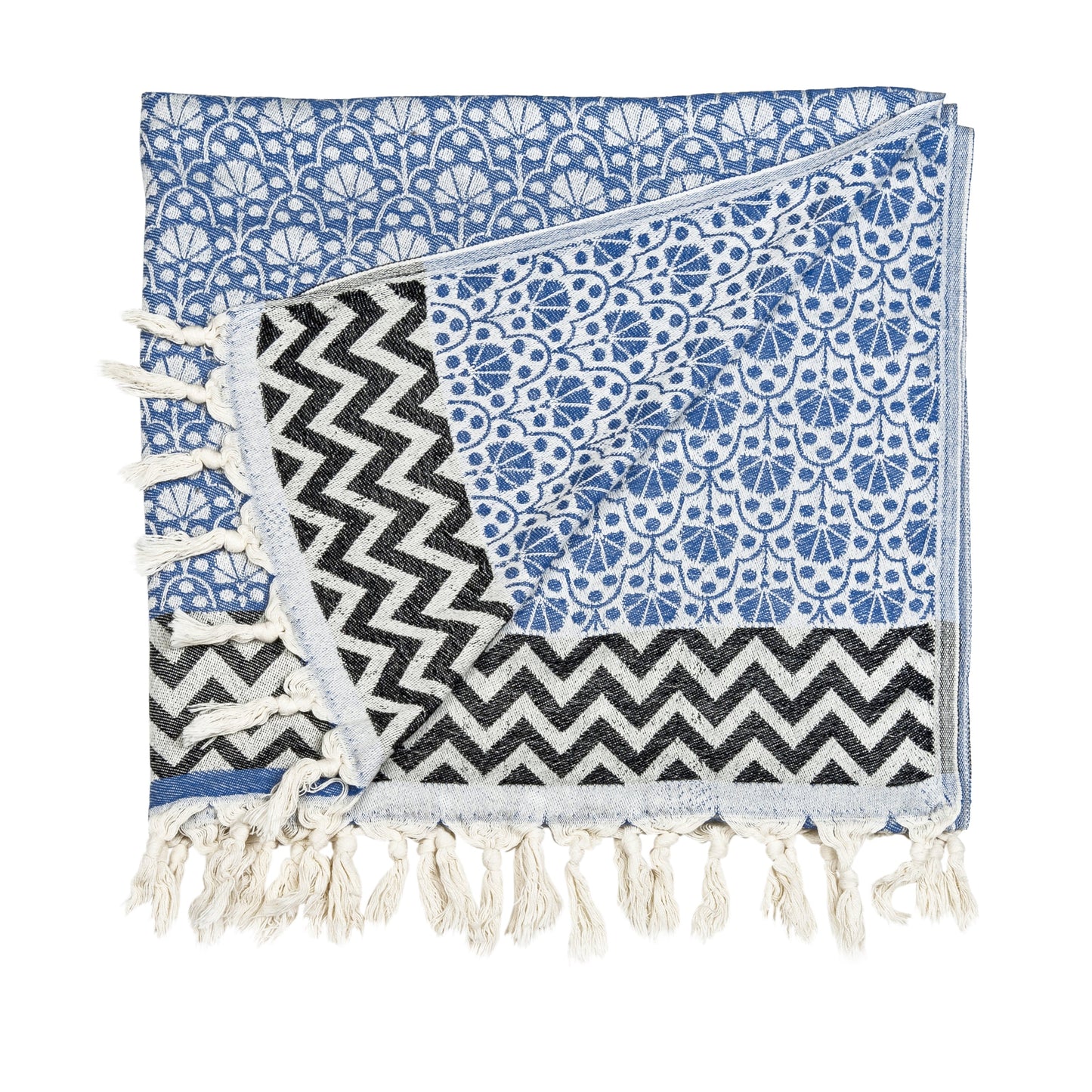 Blue 'Jaipur' Peshtemal