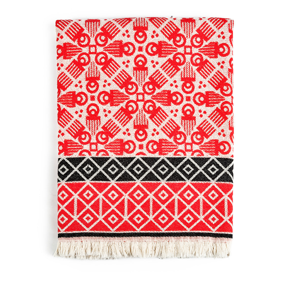 Red 'Duafe' Blanket