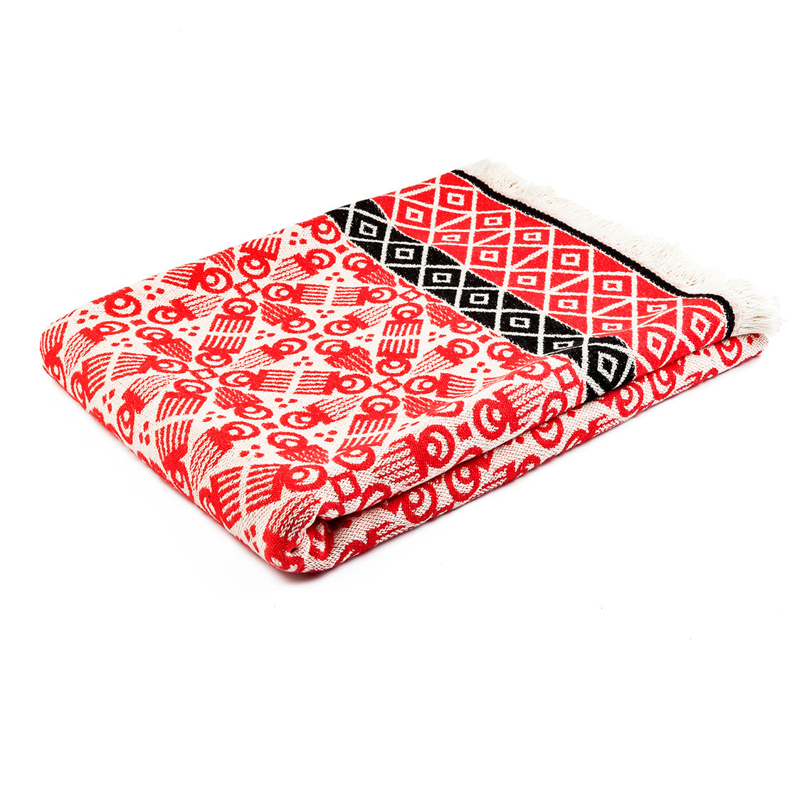 Red 'Duafe' Blanket