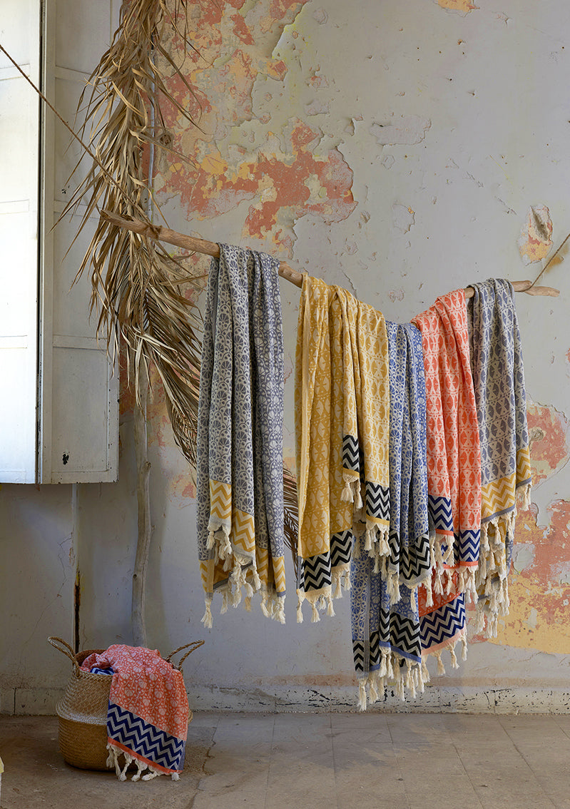 Blue 'Jaipur' Peshtemal