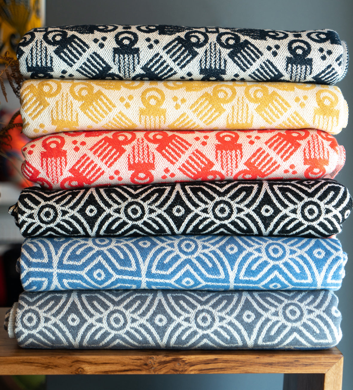Red 'Duafe' Blanket