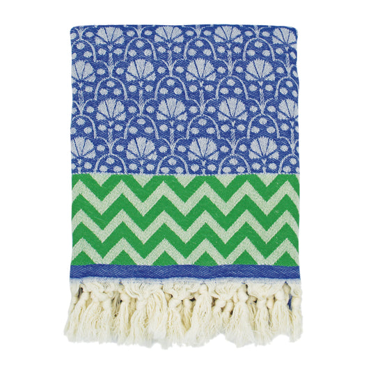 Royal Blue 'Jaipur' Peshtemal