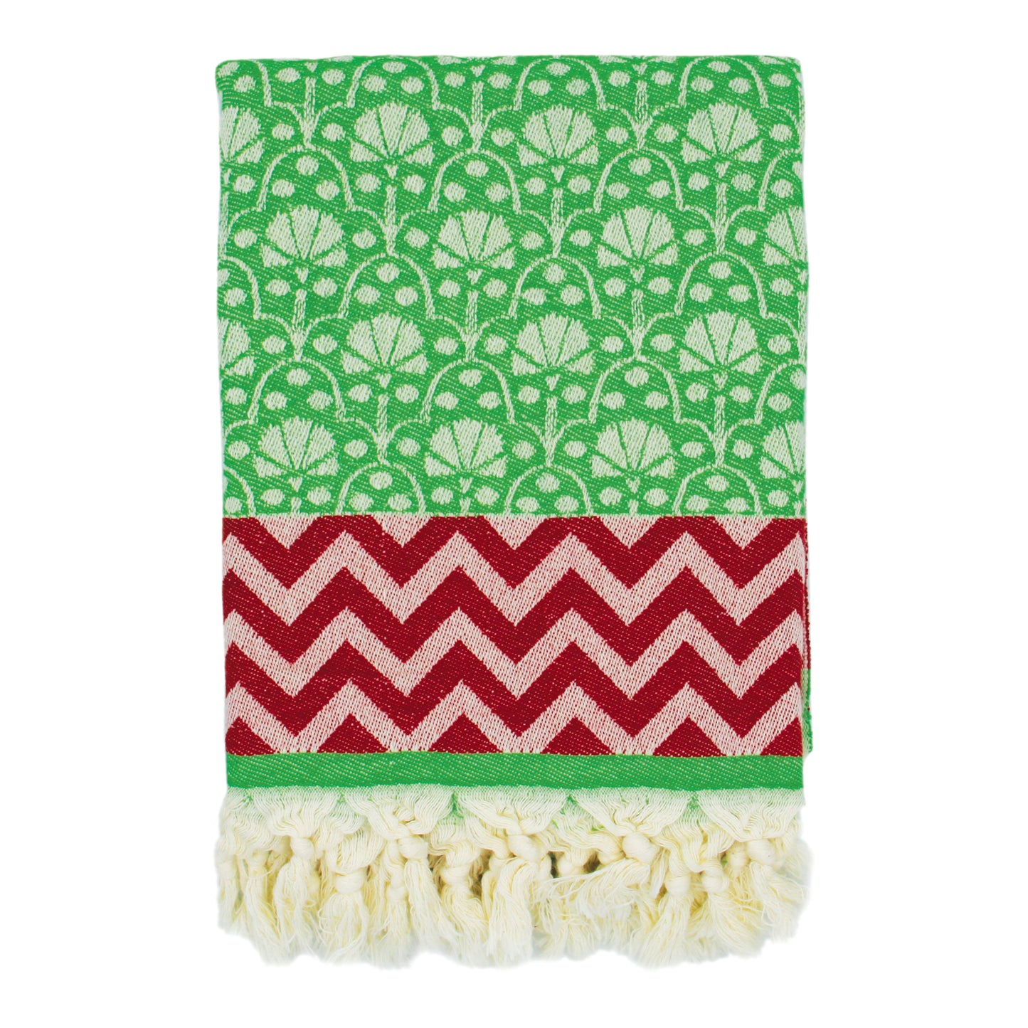 Green 'Jaipur' Peshtemal