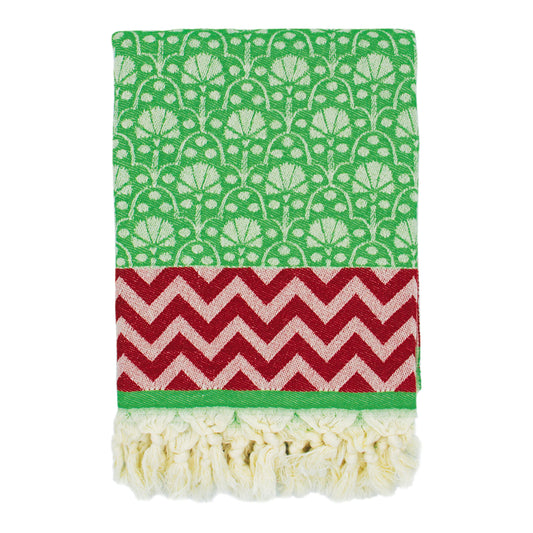 Green 'Jaipur' Peshtemal