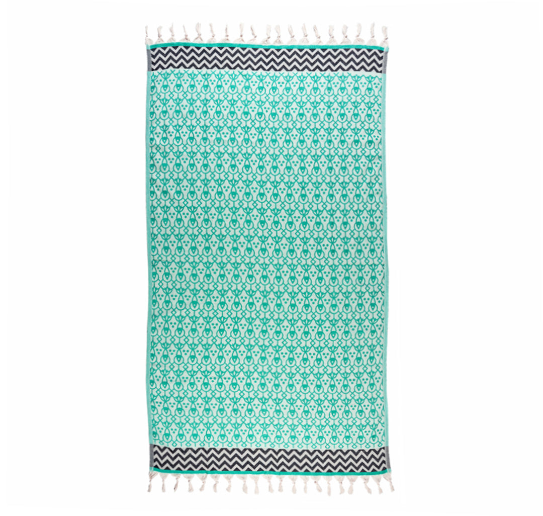 Teal 'Mahi' Peshtemal