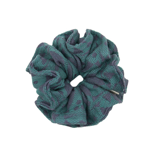 Sage 'Adinkra' Scrunchie
