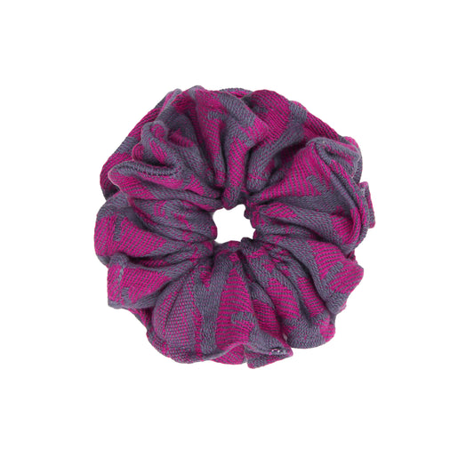 Pink 'Adinkra' Scrunchie