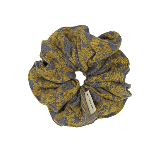 Mustard 'Adinkra' Scrunchie