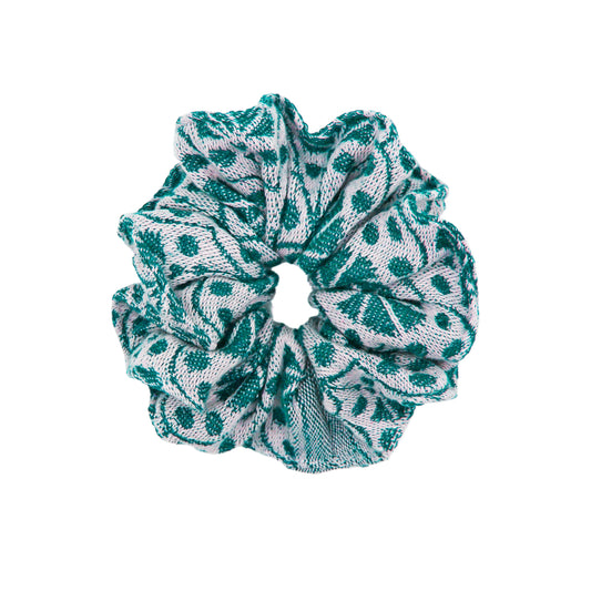 Turquoise 'Jaipur' Scrunchie