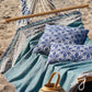 Navy 'Duafe' Cushion Cover