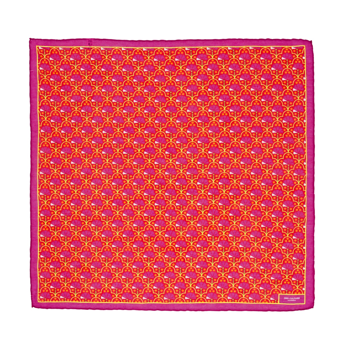 Ruby 'Jaipur' Pocket Square